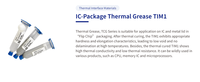 Graisse thermique TIM1 de paquet IC de silicone à haute conductivité thermique pour les dispositifs semi-conducteurs à haute température TCG-551 5.5 W/m K