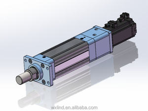 צילינדר בוכנה חשמלי קל משקל LIND LOE63 100 מ\\\"מ (אלומיניום) למכונת הדבקה, לוגיסטיקה, מיון, מיטה רפואית - Product Image 6