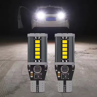 Ampoule LED pour voiture W16W T15 921 Lampe de voiture 3020EMC 19SMD Canbus LED Lumière jaune pour véhicule de recul Indicateur de signal arrière