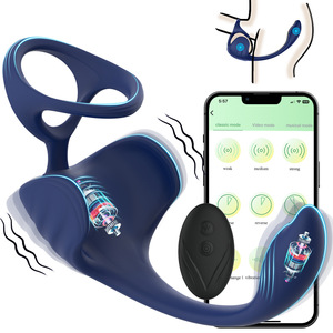 Anneau de verrouillage du pénis, hommes portant un vibrateur à temps prolongé à la racine des contraceptifs - Product Image 2