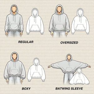 Sudadera con Capucha <span class=keywords><strong>de</strong></span> Algodón <span class=keywords><strong>de</strong></span> Doble Capa Personalizada para Hombre, Estilo Urbano, Gruesa, Holgada, para Tiendas <span class=keywords><strong>de</strong></span> Alta Gama - Product Image 6