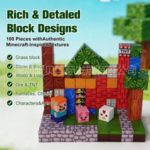 Set de Bloques de Construcción Magnéticos Multi Spec My World, 100 Piezas de ABS Ecológicas, Juguetes Educativos DIY con Temática de Edificios Modernos para Niños - Product Image 2