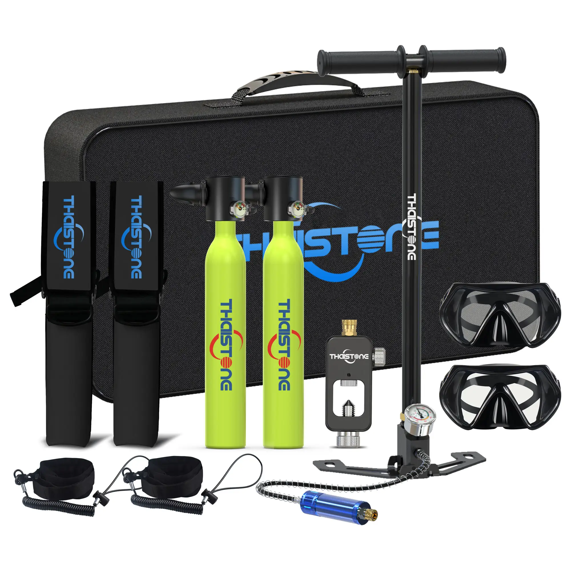 THAISTONE Parent-child Diving Cylinder Double Bottle Kits Diving Equipment Scuba Diving Tank