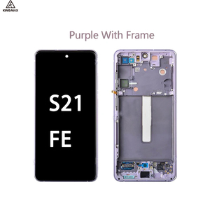 S21FE originale pannello Touch Screen Super AMOLED per <span class=keywords><strong>Samsung</strong></span> <span class=keywords><strong>Galaxy</strong></span> <span class=keywords><strong>S21</strong></span> <span class=keywords><strong>FE</strong></span> 5G schermo LCD di ricambio con telaio OLED Display - Product Image 3