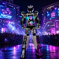 Traje de Robot Mecha Luminoso Operado por Humanos, para Espectáculos Interactivos en Interiores, Banquetes y Parques Temáticos