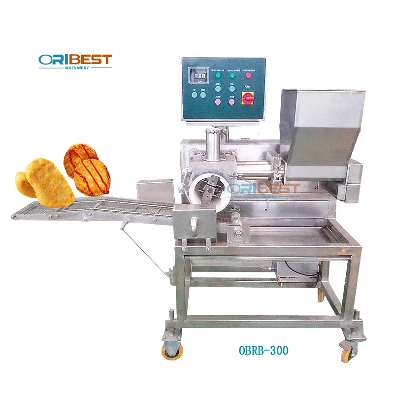 Easy operation patty forming burger meat machine/ chicken nugget making machine
