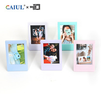 Cadre photo Instax mini 13/12, 3 pouces, écologique, créatif, petit cadre de table en plastique, pour mariage/décoration intérieure