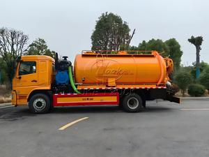รถบรรทุก SHACMAN L5000 Vactor ระยะฐานล้อ 4200 มม. พวงมาลัยซ้ายและขวาเป็นตัวเลือกเสริม เครื่องยนต์ Cummins/Weichai ระบบฉีดน้ำแรงดันสูงและระบบดูดสุญญากาศ ผลิตตามสั่งจากโรงงาน - Product Image 2