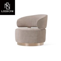 Fauteuil de salon rembourré en tissu