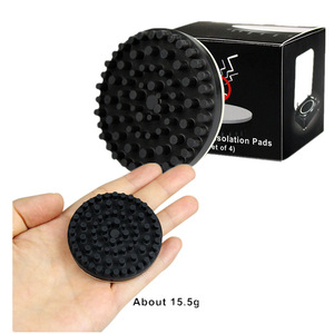 Patas hemisféricas de silicona autoadhesivas de 2 pulgadas para aislamiento de vibraciones en altavoces de tocadiscos, almohadilla de goma de alta densidad. - Product Image 2