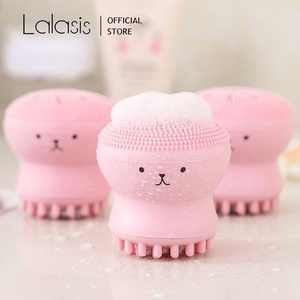 Cepillo de limpieza facial de silicona Lalasis, producto para lavar la cara, limpiador de poros, limpiador de silicona, cepillo exfoliante facial - Product Image 1