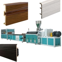 Machine d'extrusion d'extrudeuse de profil de plinthe de plancher de PVC
