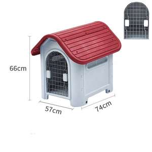 Nouveau Style chien chenils étanches grand extérieur chien Cages nid et maison moderne en plastique petit moyen grand chien maison en plein air - Product Image 5