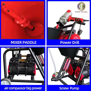 Pistola pulverizadora de <span class=keywords><strong>mortero</strong></span> multifuncional de alta calidad, <span class=keywords><strong>arma</strong></span> impermeable y de alta presión para disparar cemento y enyesado en polvo - Product Image 3