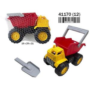 Construction Dump Truck With Shovel 19x29x21cm For Beach Play Kids Toy - Product Image 1