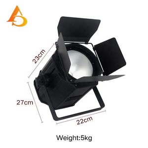 AICPOSE Luz LED COB Par DMX de 200W de Alta Calidad con Barndoor, Blanco Frío y Cálido, Gran Zoom, para Escenario - Product Image 5