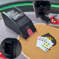 Machine à mélanger et à distribuer les cartes automatique 2-en-1 professionnelle de haute qualité pour casino et Blackjack Pro