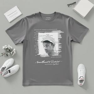 เสื้อยืดผู้ชายแฟชั่นแนวสตรีทในเมืองสำหรับผู้ชายเสื้อยืดพิมพ์โลโก้แบบกำหนดเอง - Product Image 1