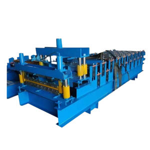 เครื่องทำแผ่นอลูมิเนียมแผ่นหลังคาทรงสี่เหลี่ยมคางหมูแผ่นไม้ไผ่เคลือบแอฟริกาใต้เครื่องขึ้นรูปม้วน - Product Image 2