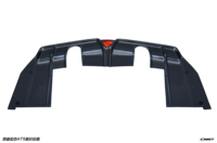 Diffuseur de pare-chocs arrière en fibre de carbone style CMST pour Cadillac ATS 2014-2018, kit carrosserie de diffuseur arrière