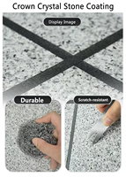 Peinture murale extérieure en pierre naturelle, mélange de pierres de cristal, revêtement liquide résistant aux UV, imperméable, ignifuge, lavable