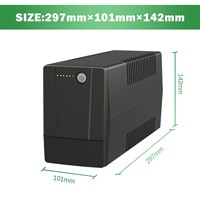 UPS 45w 60w UPS Cadangan Daya dengan Baterai Asam Timbal untuk Router Kamera CCTV