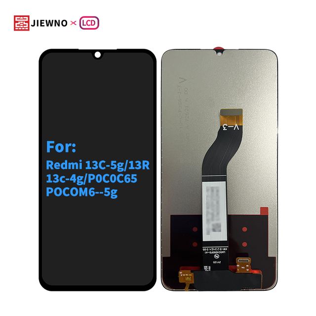 For Redmi 13C-5G 13c 4G 13R POCO C65 POCO M6-5G LCD Digital Touch Screen Display Assembly Replacement Redmi Mobile Phone