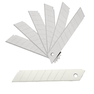 10 Uds por tubo 18mm <span class=keywords><strong>SK</strong></span> 2 cuchillo de utilidad retráctil hoja de corte de repuesto hoja de acero al carbono - Product Image 2