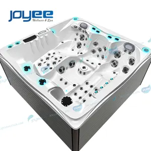 JOYEE US BalBoa System Control Massage Hot Tub Spa Hot Selling Outdoor Super Spa Tub With Cover Step