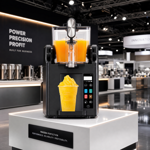 Machine à slush et à granita avec levier de pressage et de service pour comptoirs de libre-service rapides sous forte demande de collations - Product Image 4