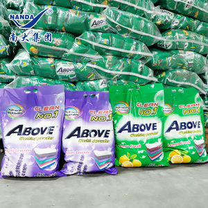 ODM OEM bột giặt chống nấm hiệu quả loại bỏ vết bẩn nhiều đặc điểm kỹ thuật 4kg 10kg bột giặt màu xanh - Product Image 4