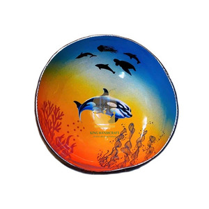 Tazones de Coco Orgánico Lacados al por Mayor, Artesanía en Madera, Ligeros, Duraderos, Ecológicos, Reutilizables, Lavables, Modernos y Creativos - Product Image 4