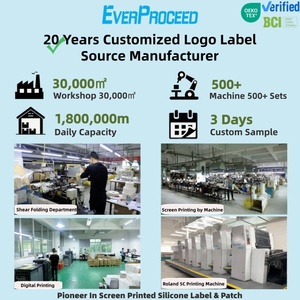 Tùy Chỉnh Thân Thiện Với Môi Truyền Nhiệt Nhãn 3D Silicone Logo Cao Su Quần Áo Nhãn Cho Quần Áo - Product Image 5