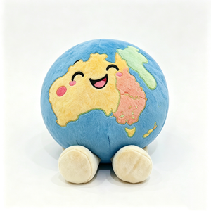 Peluche personnalisée de la Terre, peluche globe, peluche planète Terre, peluche Terre - Product Image 2