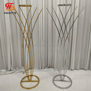 ที่วางกลางโชว์เครื่องประดับโลหะรูปทรงนางเงือกสุดชิคดอกไม้สีเงินสีทองสำหรับงานปาร์ตี้มาใหม่กล่องใส่ของในบ้าน - Product Image 1