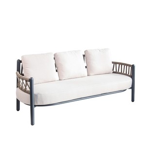 Sofá de Jardín Moderno de Aluminio para 3 Personas - Resistente a la Oxidación y Ecológico - Product Image 2