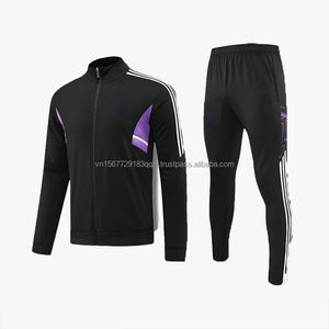 Ropa de Entrenamiento de Fútbol, Traje de Manga Larga con Media Cremallera, Ropa de Entrenamiento de Moda Otoño Invierno, Jersey Cálido de Manga Larga para Partido de Fútbol - Product Image 4