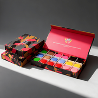 Maßgeschneiderte Luxus-Macaron-Schokoladen-Geschenkbox, Rechteckig mit Magnetverschluss, Prägung, Heißfolienprägung und Matter Cellophanierung aus Papier/Karton