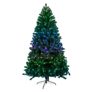 APP control RGB color lights PVC artificial Christmas tree support Bluetooth connection, DIY colors Include remote control