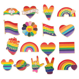 <span class=keywords><strong>Arc</strong></span>-<span class=keywords><strong>en</strong></span>-<span class=keywords><strong>ciel</strong></span> pour l'amour lettre broche Badge créatif métal transfrontalier pour Amazon pour épinglette accessoires avec <span class=keywords><strong>arc</strong></span>-<span class=keywords><strong>en</strong></span>-<span class=keywords><strong>ciel</strong></span> <span class=keywords><strong>pont</strong></span> <span class=keywords><strong>coeur</strong></span> - Product Image 1