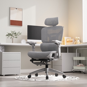 เก้าอี้สำนักงานสมัยใหม่ เก้าอี้สำนักงานตามหลักสรีรศาสตร์ ที่วางแขน 6D เก้าอี้สำนักงานผู้บริหารพนักพิงสูงแบบตาข่าย เก้าอี้คอมพิวเตอร์ - Product Image 4