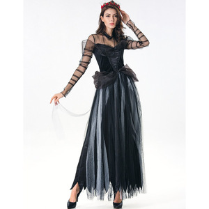 2025 nuevos estilos M-xl <span class=keywords><strong>disfraz</strong></span> de Halloween de gran tamaño <span class=keywords><strong>Zombie</strong></span> Ghost Bride Stage Show Costume - Product Image 6