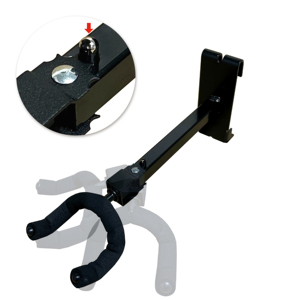 H-30-1B <b>Musical</b> <b>Instrument</b> Accessories Gridwall Metal Wall Mounted Guitar Hanger - Product Image 3