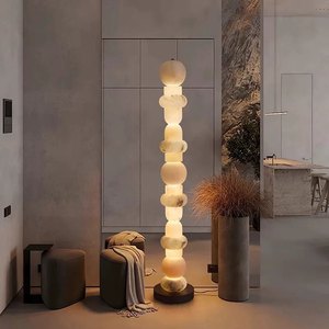 Lámpara de Pie Moderna con Fuente de Luz LED, Decorativa de Mármol, para Uso Doméstico - Product Image 2