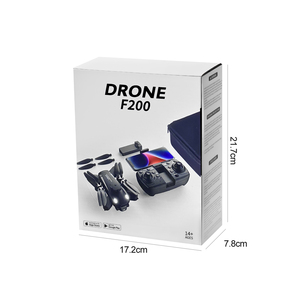 F200 720P Máy Ảnh Drone Với Động Cơ Không Chổi Than Tránh Chướng Ngại Vật Có Thể Gập Lại Quadcopter Điều Khiển Từ Xa Kid Của Đồ Chơi Bao Gồm Pin - Product Image 6