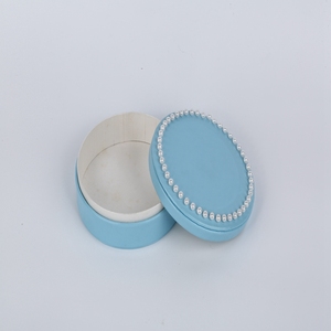 Tùy Chỉnh Tinh Tế Cao cấp Vuông Đồ Trang Sức Hộp Nhẫn Cán Bóng Có Thể Tái Chế Các Tông Màu Xanh Dễ Dàng Phân Loại Cửa Hàng Cho Đồ Trang Sức - Product Image 4