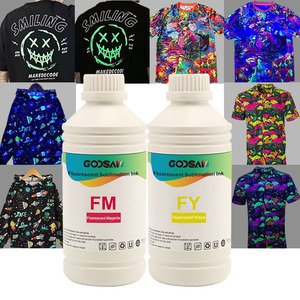 Encre de sublimation fluorescente ECOINK 1000ml FY FM pour têtes d'impression Epson DX5 DX7 5113 4720 I3200 I1600 XP600 – Direct Usine - Product Image 1