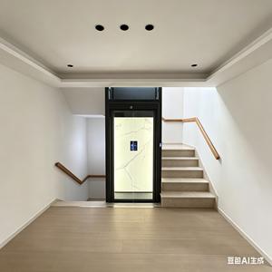 <span class=keywords><strong>Ascenseur</strong></span> domestique à vis simple, élévateur compact pour villa/résidence, vitesse de 0,15 m/s, charge de 400 kg - Product Image 5