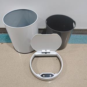 Poubelle intelligente ronde en métal de 12 L avec capteur de mouvement à une touche, chargement automatique, fermeture douce, pour cuisine et salle de bain - Product Image 5