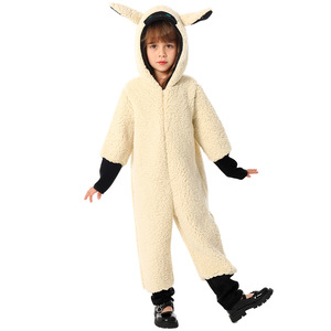 Disfraz de Oveja para Niños, Lindo Disfraz de Animal para Cosplay, Actuaciones Escénicas, Invierno 2024 - Product Image 5